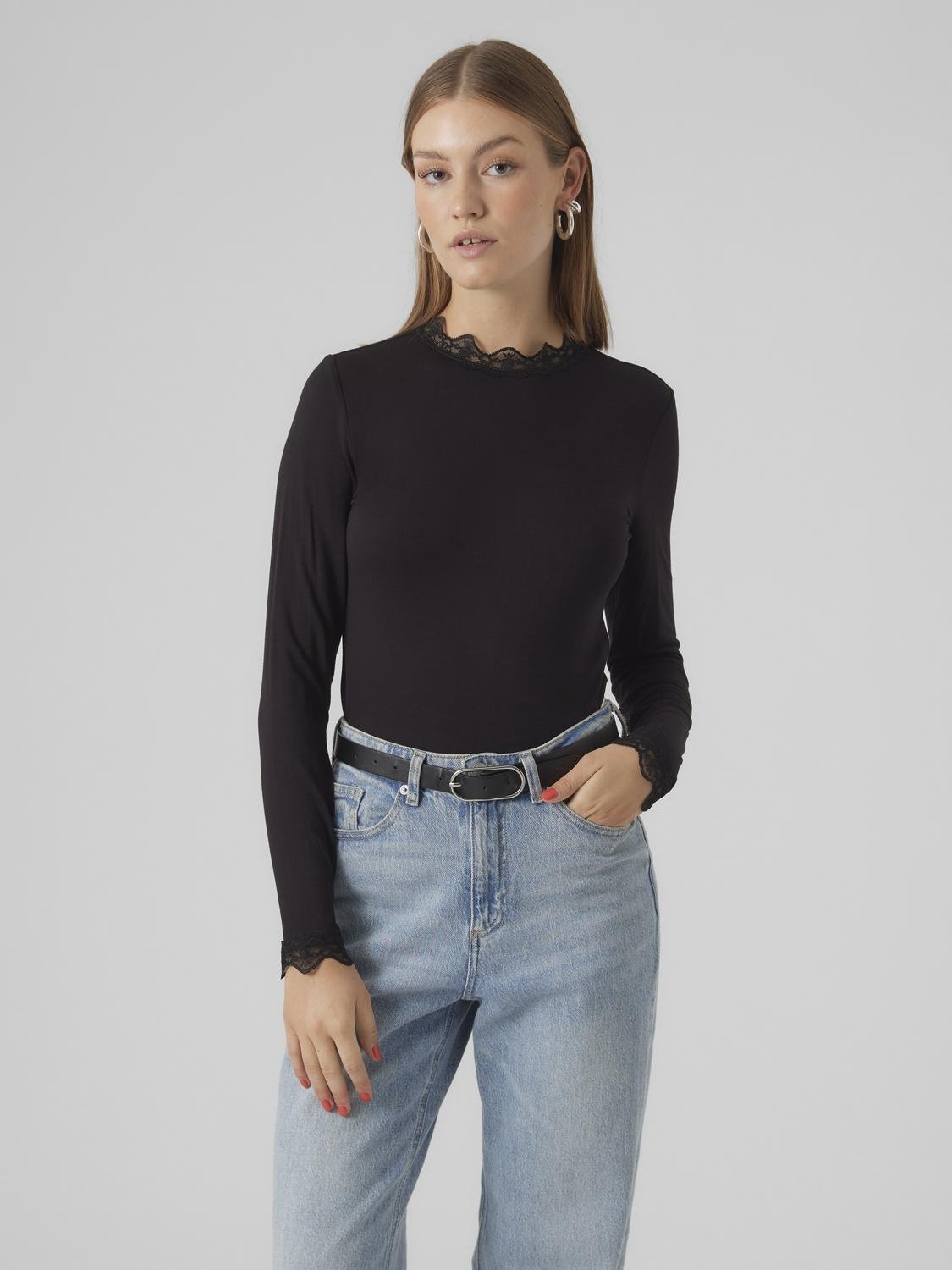 VMROSA Top - Black - VERO MODA & VILA Bergvik